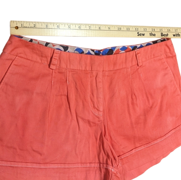 Ladies Salmon Pink Casual Shorts - Picture 6 of 9